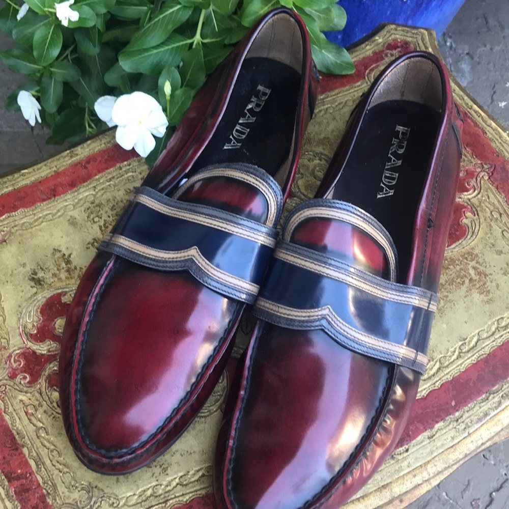 Prada penny loafer